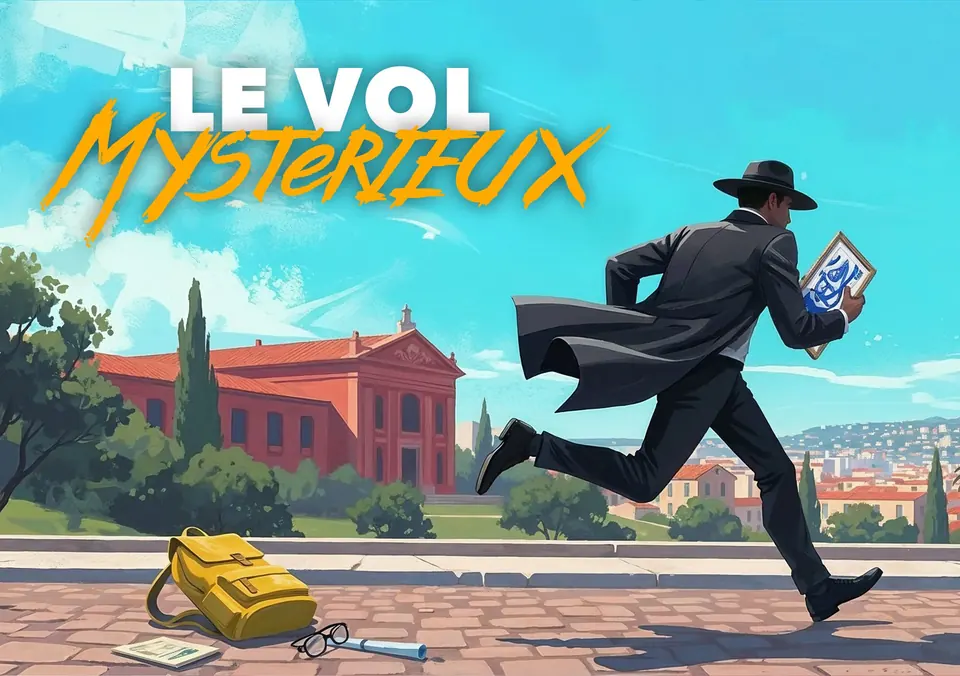 Le Vol Myst&eacute;rieux, escape game ext&eacute;rieur &agrave; Nice